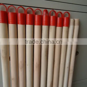 Colorful Plastic Cap Wooden Broom Handle thumbnail-4