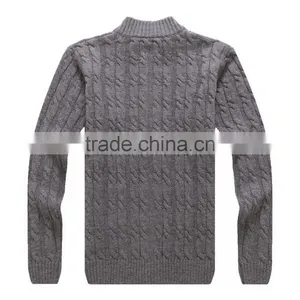 Men Zipper Cardigans Fashion Man Sweater American thumbnail-2