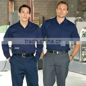 65/35 Poly/Cotton Workwear Custom Mens Work Shirts thumbnail-2