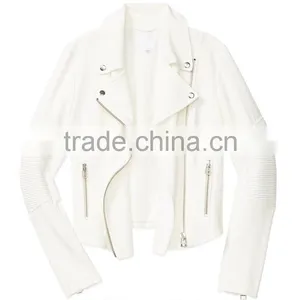 Hot Sale Lady Short Style Fitted Classic City Jacket Custom for Sale thumbnail-3