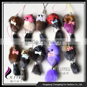 CX-P-24 Wholesale In Bulk Promotional Large Size Mink Fur Mobile Phone Adornment Gift thumbnail-2