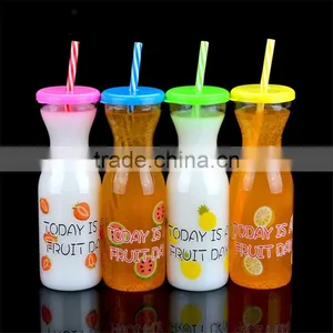 PET Plastic Beverage Cup Kids Drinking Cup Disposable KTV BAR Drinking Cups thumbnail-3