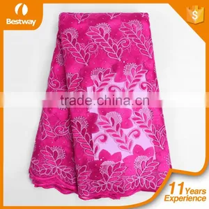 Popular Straw Pattern French Lace Fabric African Wedding Dress French Lace FL0249 thumbnail-3