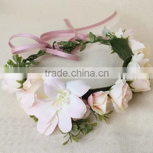2017 Hot Sale Fashion Baby Girl Lace Flower Hair Band Fancy Hair Accessories thumbnail-2