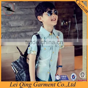 2015 Newest Designs Formal Kids Shirts Embroidery Designs thumbnail-2