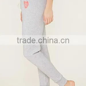 2016 New Comfortable Love Digital Foot Trousers Household thumbnail-2
