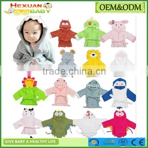 Hooded Animal Bathrobe Cartoon Baby Towel Character 14 thumbnail-5