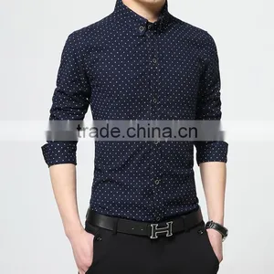 2016 NEW Arrive Coming Shirt for Men Turn up Collar Button up Contrast Color Vivid Green Heart Printing thumbnail-1