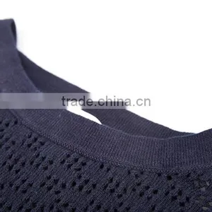 Woman New Stylish Long Hollow Out Sleeve Design High Quality Custom Sweaters for Autumn thumbnail-5
