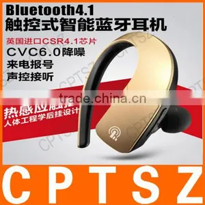 Smart Bluetooth Headset Ear Style Touch Button Voice Control Sport Stereo 4.1 Mini Wireless Multifunction thumbnail-2