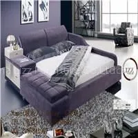 Modern Fabric Bed thumbnail-1
