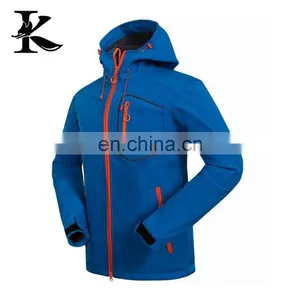 High Quality Waterproof Softshell Jacket for Men Outdoor Printed Clothing thumbnail-4