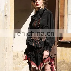 Steampunk Style Puffed Short Skirt by RQBL thumbnail-4