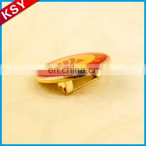Popular Superior Service Best Metal Collar Lapel Pin Baseball Badge Dangler thumbnail-4