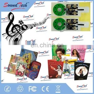 Logic ICs Type Programmed Sound Module and Fiber Optics for Magainze Insert thumbnail-4