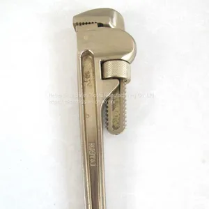 Spark Proof Tools Be-Copper Al-Bronze American Type Pipe Wrench Industrial Tools thumbnail-2