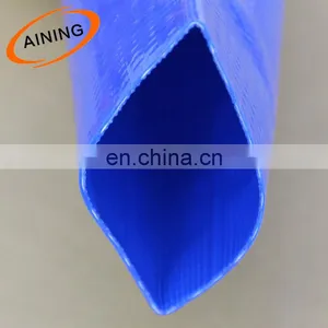 6 Inch Pvc Irrigation Lay Flat Hose Orange 4 Bar Working Pressure thumbnail-6