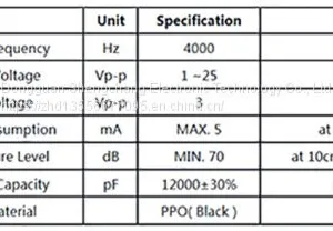 Piezoelectric Passive Buzze Scdz13*06 thumbnail-3