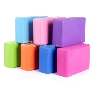 Yoga Blocks Pilates Bricks High Density EVA Foam Exercise for Easy Fitness 3x6x9 Inches thumbnail-1