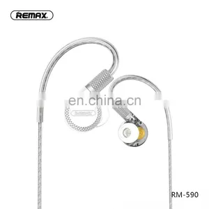 Remax NEW RM-590 Wired Magnetic Sports Triple-moving-coil Earphone thumbnail-4