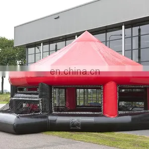 Outdoor Inflatable Panna Soccer Game Cage With Roof thumbnail-2