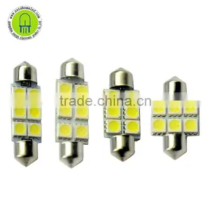 C5W 5050 6smd 31mm/36mm/39mm/41mm Festoon Lighting for Dome Light thumbnail-1