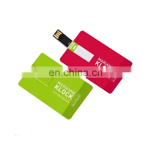 Promotional USB Card Custom Logo Giveaway Full Color Print Credit Card Flash Drive thumbnail-5