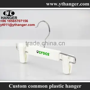 IMY-516 White Plastic Kids Hangers Closet for Pants thumbnail-1