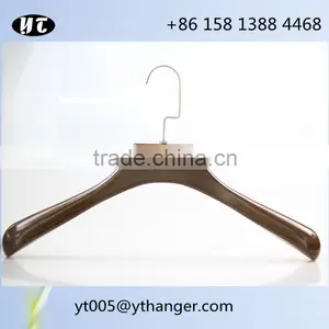 Luxury Brown Wooden Hanger and Pants Hanger for Coats thumbnail-3