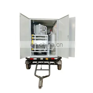 2021 Promotion Movable Trailer Enclosed Weather Proof Transformer Oil Purifier ZYD-M-50 thumbnail-3