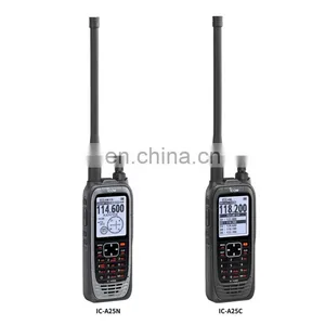 6 W (PEP) Powerful Air Band Radio With Built-in GPS ICOM IC-A25N Handhold VHF Air Band Transceiver thumbnail-1