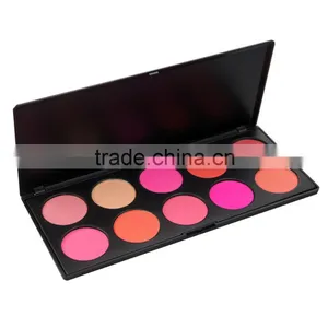 Makeup Matte Blush Face Powder Mineral Cheek Color Blusher10 Color Palette thumbnail-2