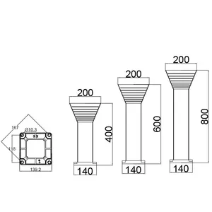 Solar Powered Bollard Lights DLW-S-005 thumbnail-5