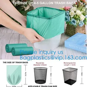 Compostable Recyclable Clear Poly Bags Custom Logo OPP Material Plastic Self Adhesive Seal Garbage Bag Bagease Bagplasti thumbnail-3