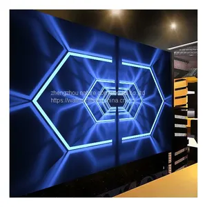 Geometric Three-dimensional Mural Luxury Living Room Decoration 3D Colorful Mural Drop Ship thumbnail-1