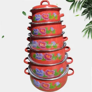 6pcs Vitreous Enamel Pot thumbnail-1