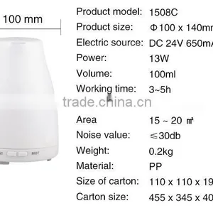 Ultrasonic Aroma Diffuser Aroma Diffuser Ultrasonic Room Vaporizer Humidifier thumbnail-3