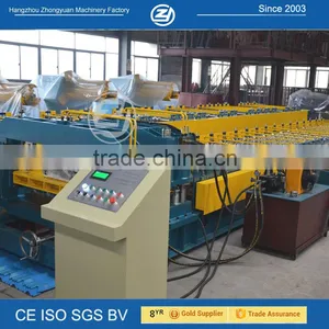Galvanized Tile Roof Roll Making Machine thumbnail-2