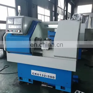 Siemens 808DA Factory Direct Sale Cnc Flat Bed Lathe CK6132x500 for Metal Working thumbnail-4