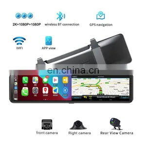 12Inch 4G Car DVR Mirror Android Dashcam WiFi GPS Navigation Dashboard Camera Driving Recorder 1080P Rear View Mirorr Backup Cam thumbnail-2