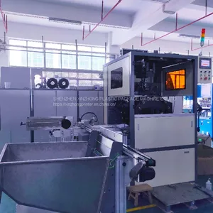 Automatic 16 Station Cylindrical 1 Color Round Container Plastic Metal Bottle Cap UV LED Silk Screen Printing Machine thumbnail-1