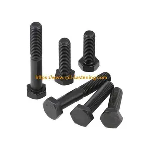 Hexagon Railway Sleeper Bolts T Head With Nut / Washer M16 HDG Galvanizing thumbnail-3