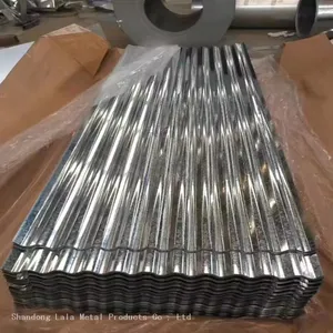 Galvanized Metal Steel Sheet Corrugated Zinc Aluminum Aluzinc Bwg 30 Galvanized Steel Corrugated Roofing Sheet thumbnail-4
