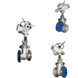 4 Inch Electrical Water Valve Stainless Steel Valve Electric Actuated Gate Valve thumbnail-1