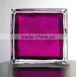 In-colored Aubergine Glass Brick thumbnail-1