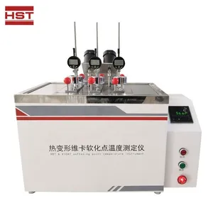 HST HDT / Vicat Softening Point Temperature Tester High Accuracy Lab Equipment for Plastic Rubber Pipe Material Testing thumbnail-1