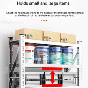 Auto Repair Shop Heavy Duty Shelving | With Hooks | For Tool Organization And Tire Storage thumbnail-3