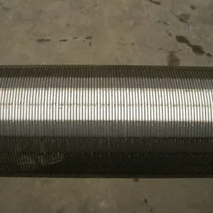 Roundness Water Well Wedge Wire Screen Tube , Filter Johnson Strainer Pipe thumbnail-2