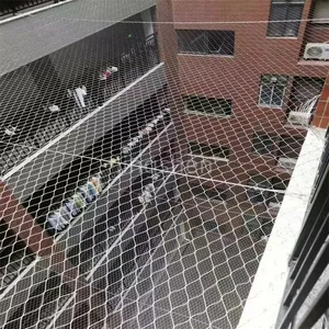 Factory Sale Stainless Steel Wire Rope Mesh Net/flexible Stainless Steel Rope Mesh/zoo Mesh thumbnail-2
