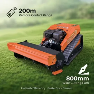 Vigorun MTSK800 Petrol Lawnmower Fail-Safe Braking Mechanism Lawn Mower With Remote Control for Tough Terrain thumbnail-1